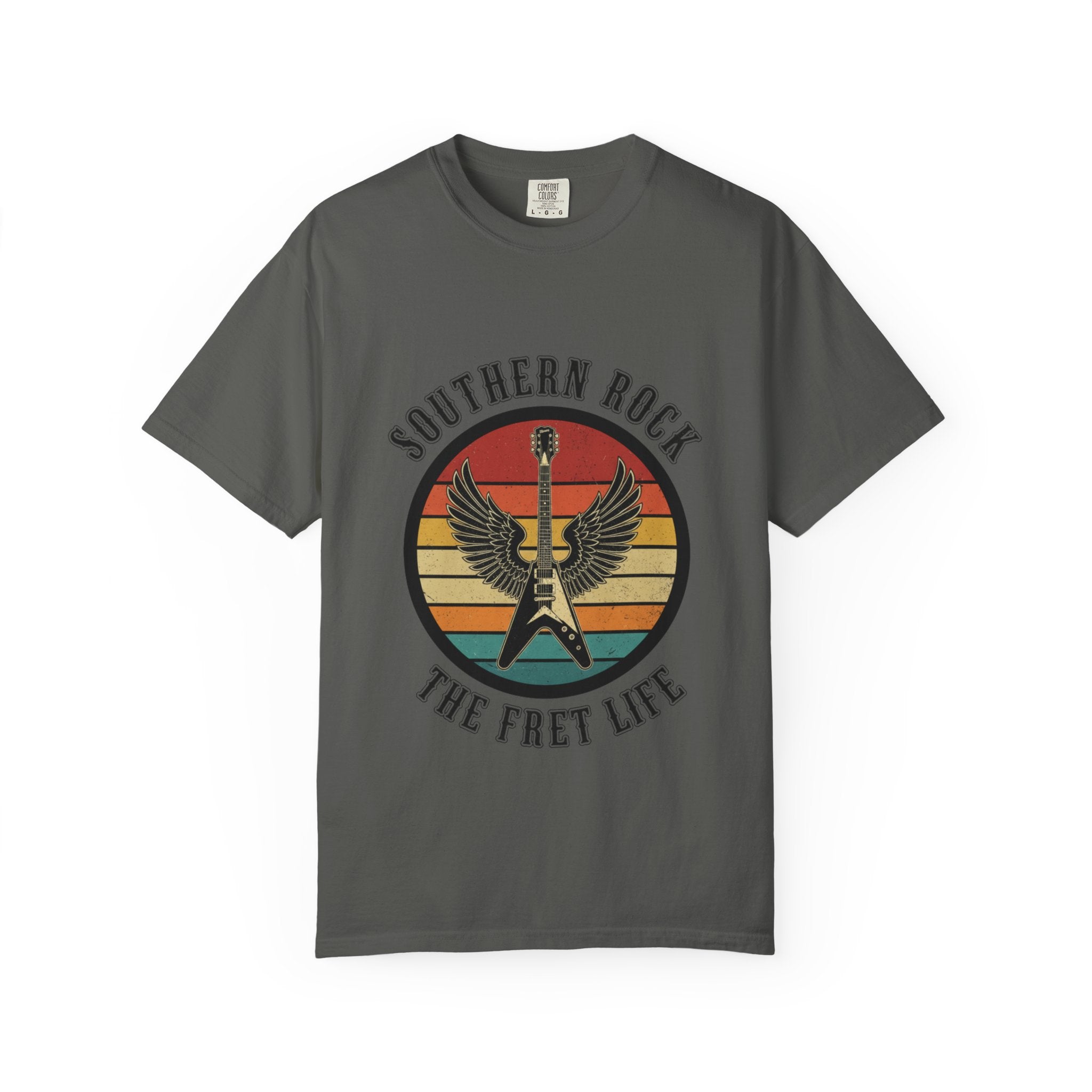 Southern Rock Winged V: Freebird Fret Life Tee