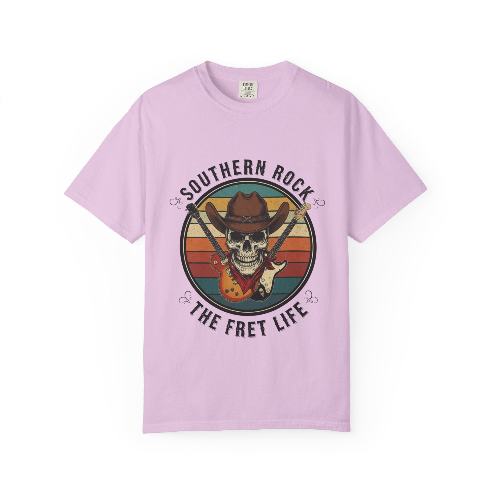 Southern Rock Skull: The Fret Life Outlaw Tee