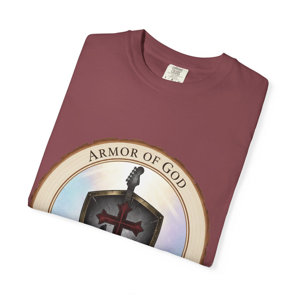Armor of God T-Shirt | Ephesians 6 Christian Guitarist Tee