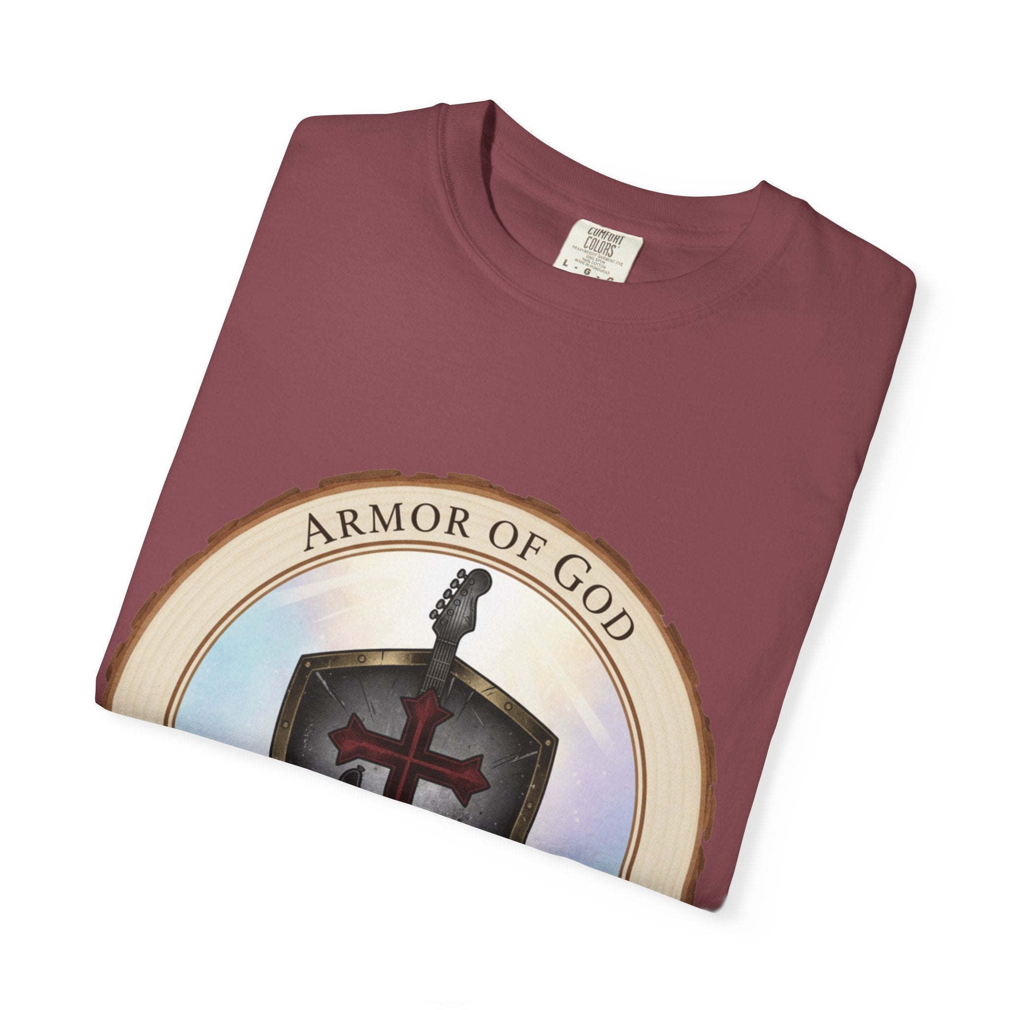 Armor of God T-Shirt | Ephesians 6 Christian Guitarist Tee