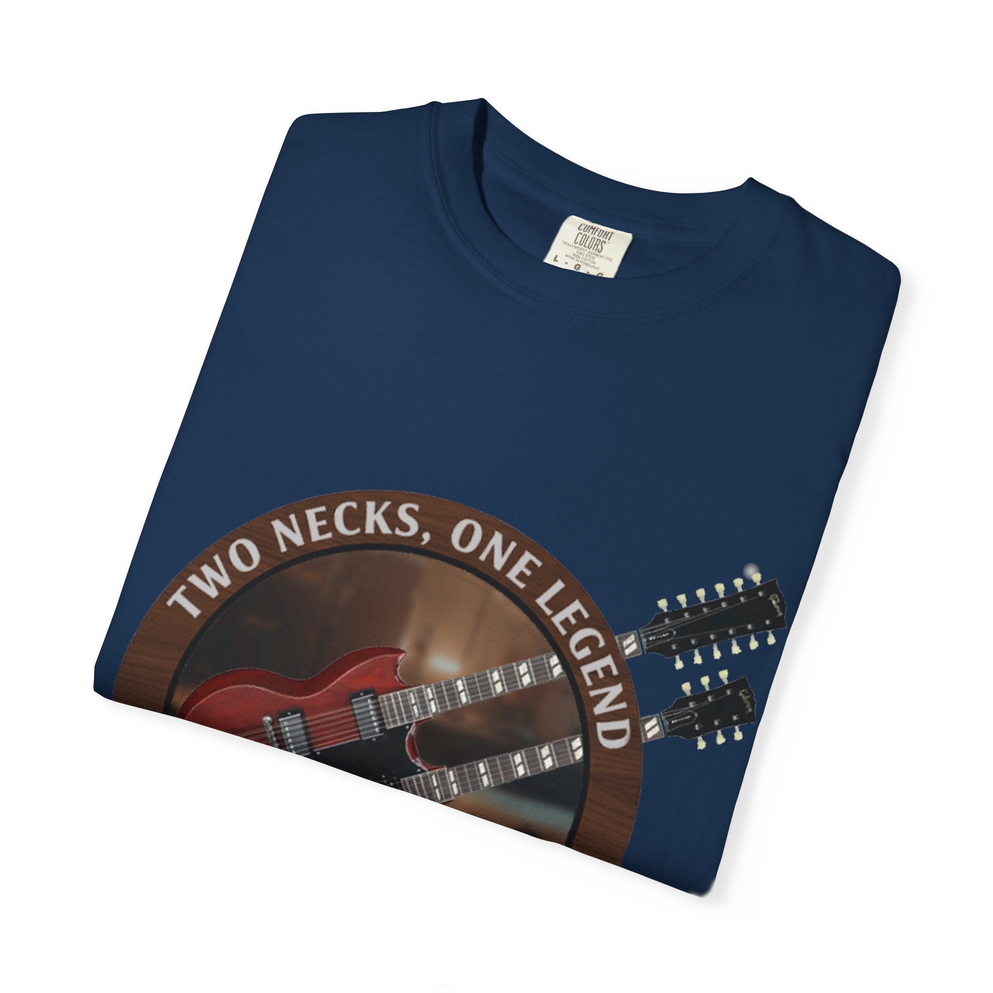 Double Neck T-Shirt | LZ Guitar Legend Tee
