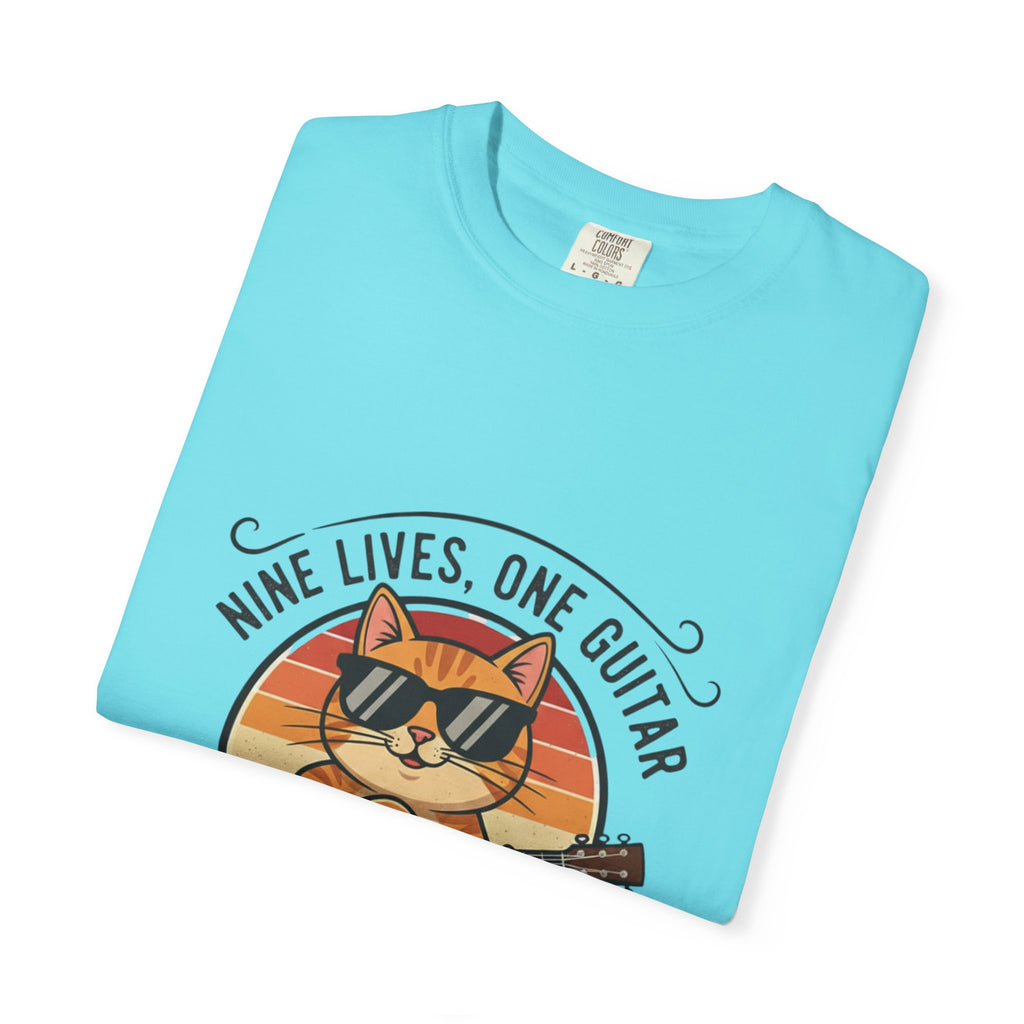 Nine Lives, One Guitar: The Cool Cat Fret Life Tee