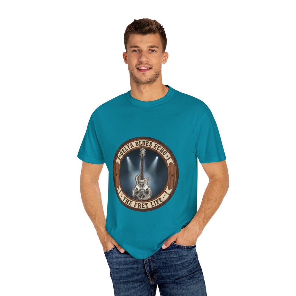 Delta Blues Echo Tee | Resonator Guitar Slide Player Shirt