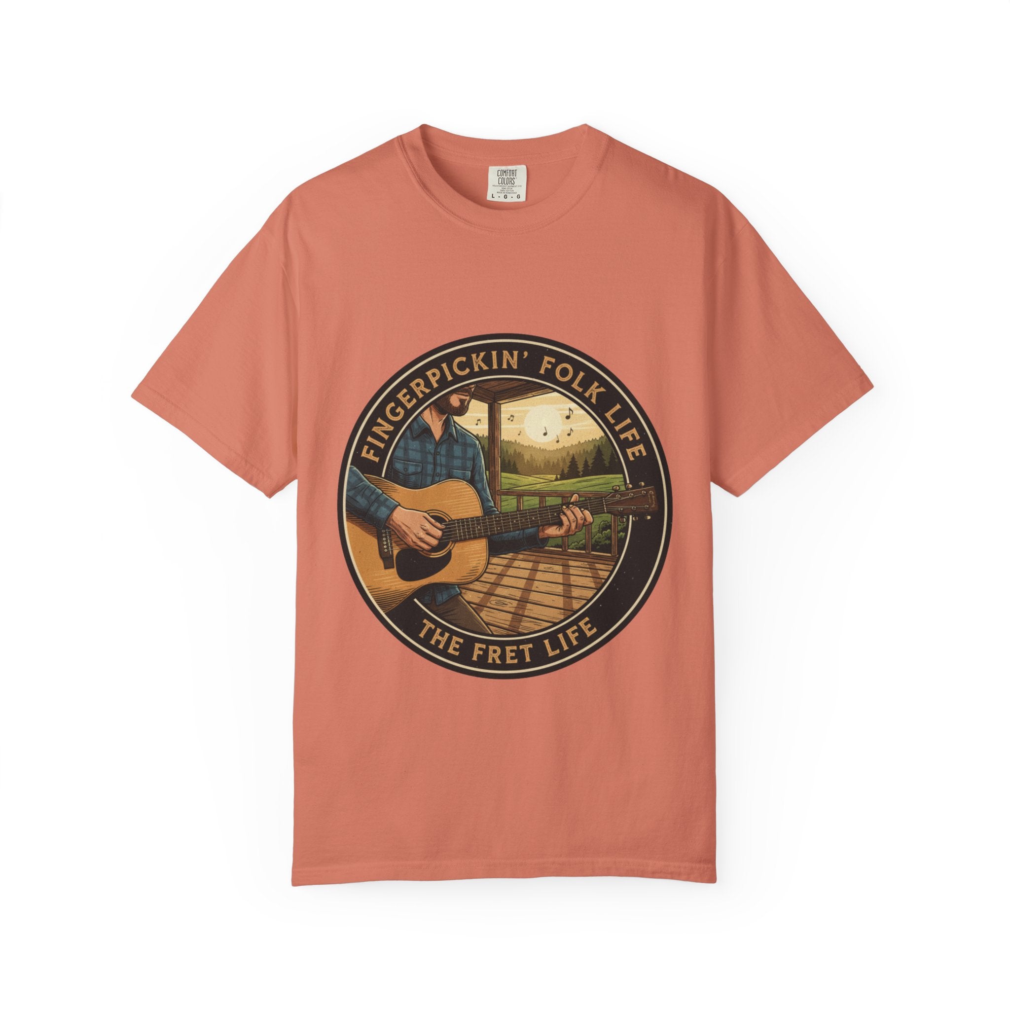 Fingerpickin' Folk Life: Porch & Sunset Acoustic Tee