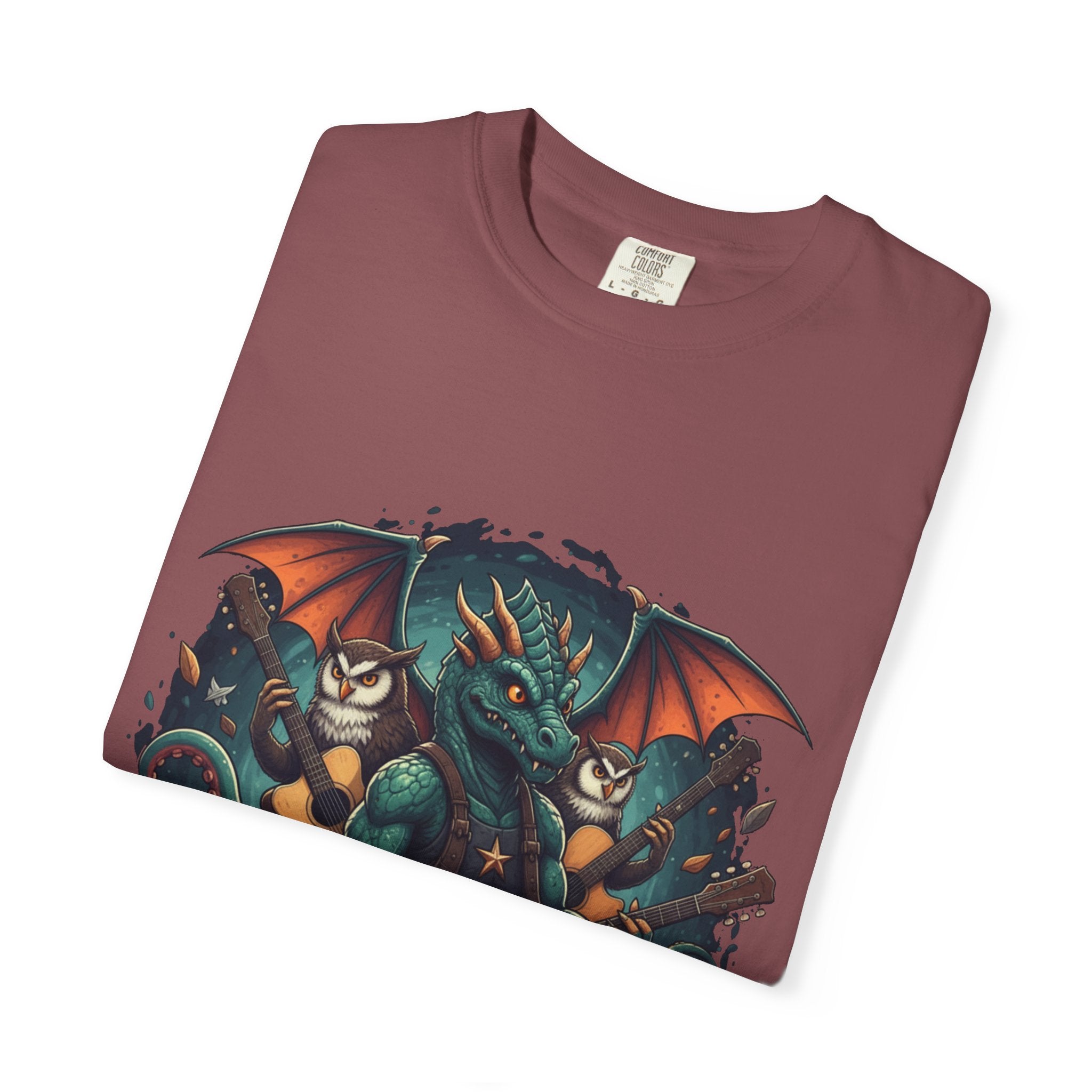 Dragon's Chord: Epic Guitar Tee