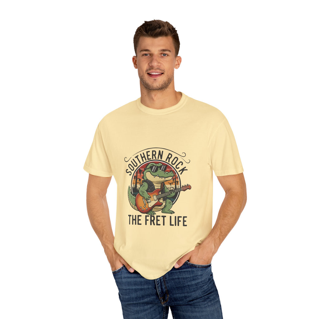 Southern Rock Gator: The Fret Life Swamp Jam Tee