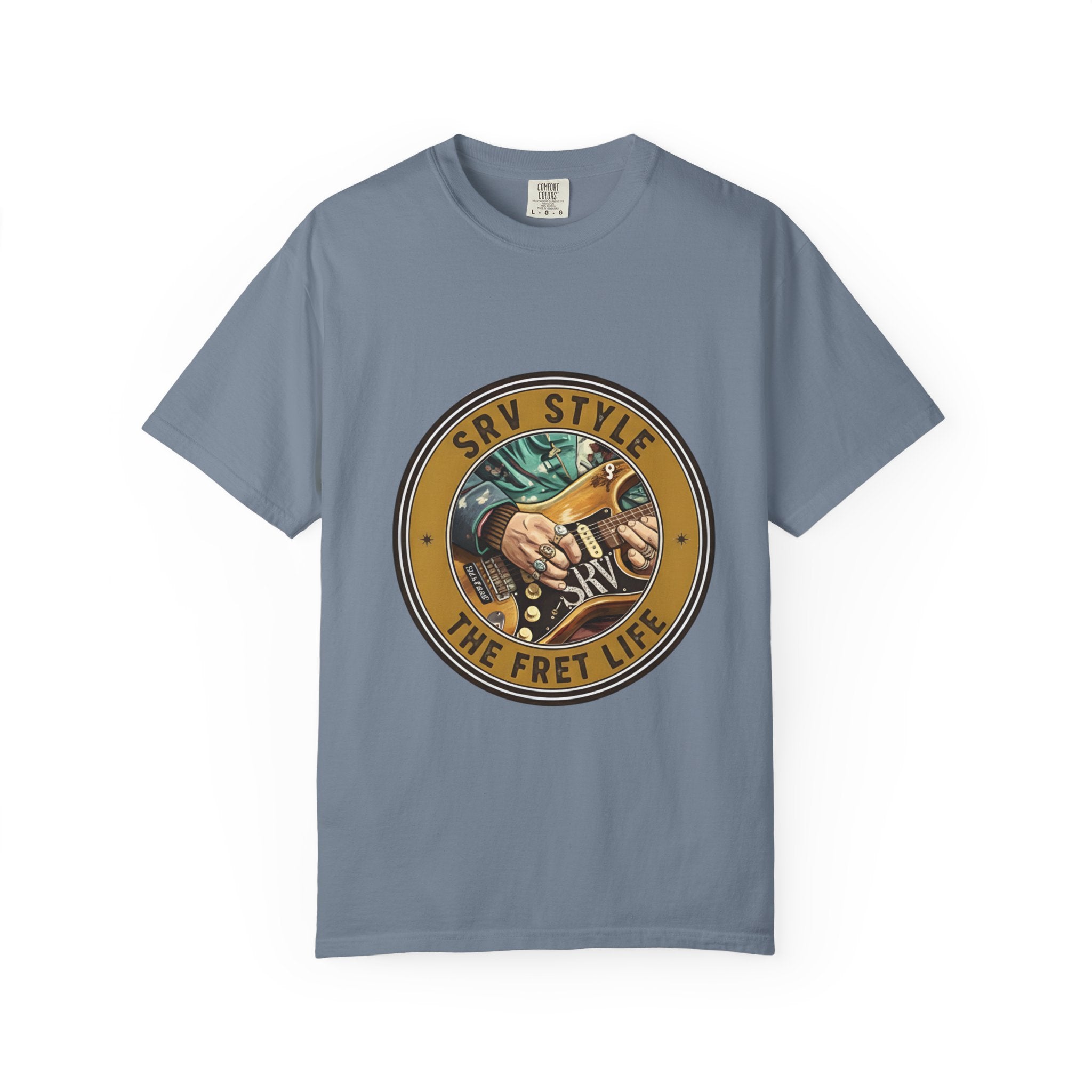 SRV Style T-Shirt |Blues Guitar Fan Tee