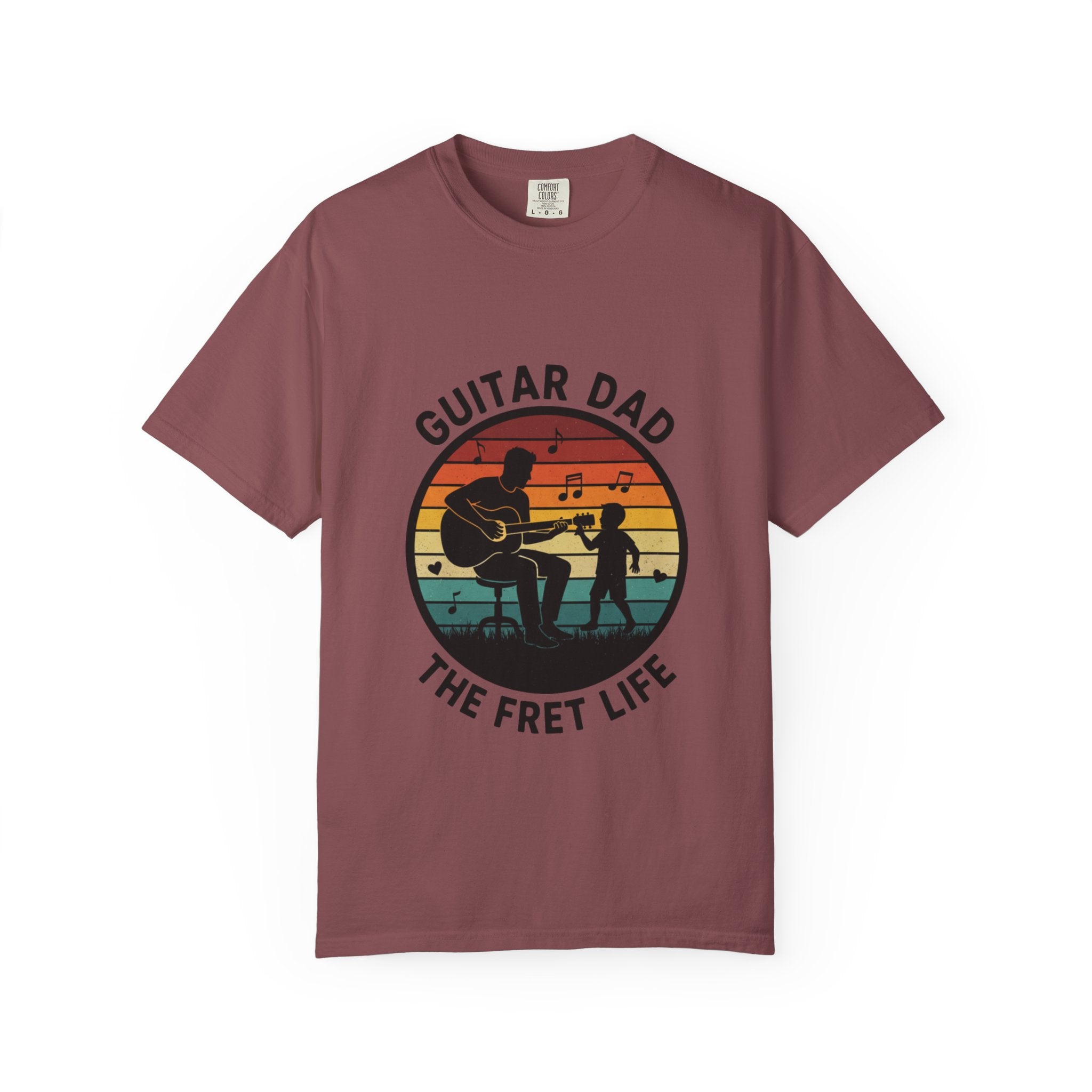 Guitar Dad: The Fret Life Silhouetted Tee