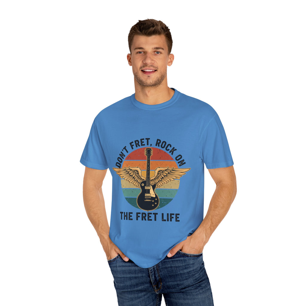 Don't Fret, Rock On: Winged Les Paul Guitar Tee