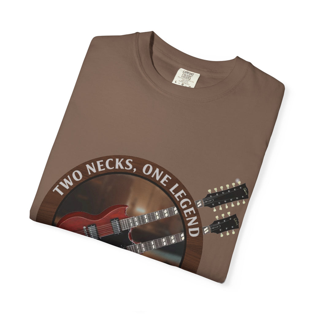 Double Neck T-Shirt | LZ Guitar Legend Tee
