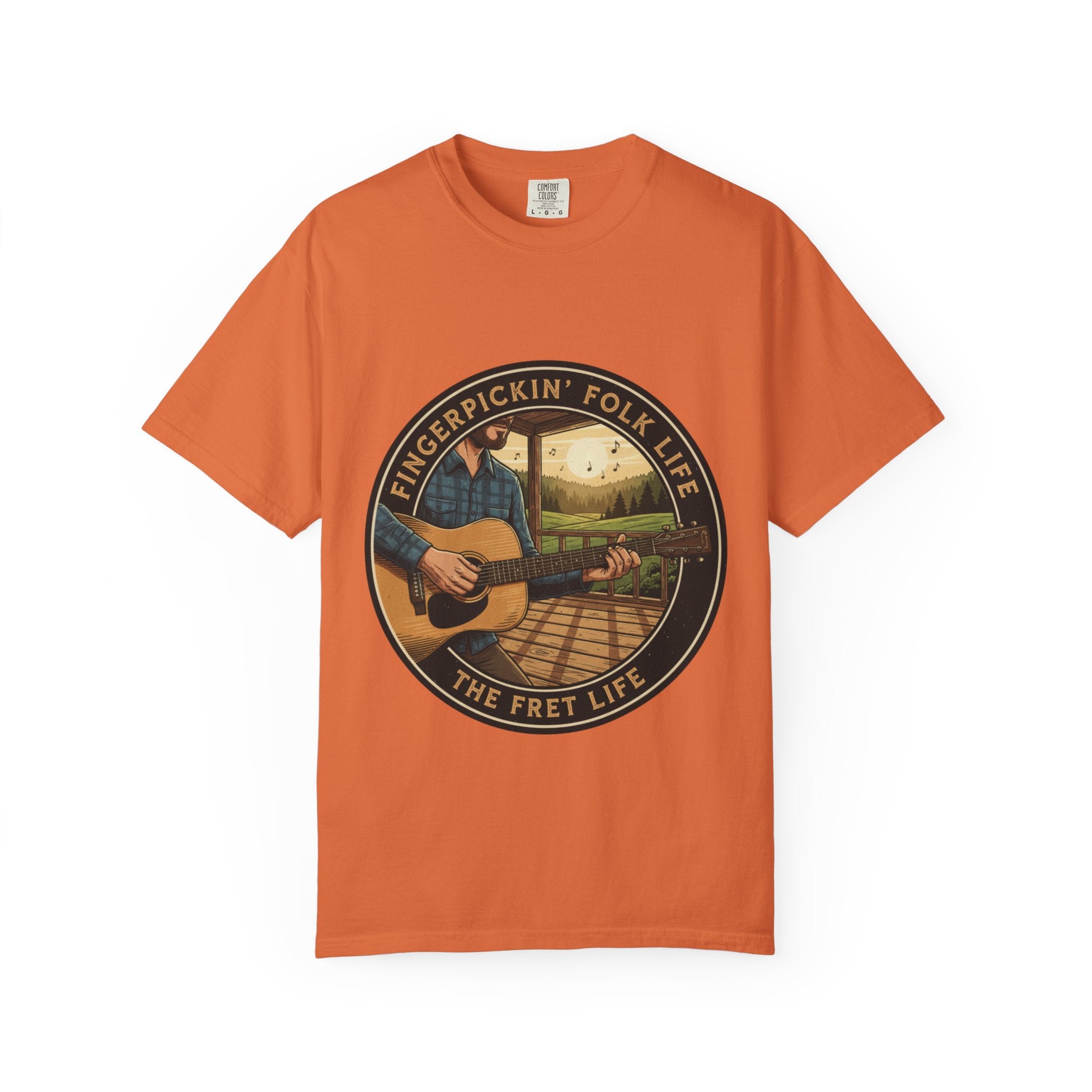Fingerpickin' Folk Life: Porch & Sunset Acoustic Tee