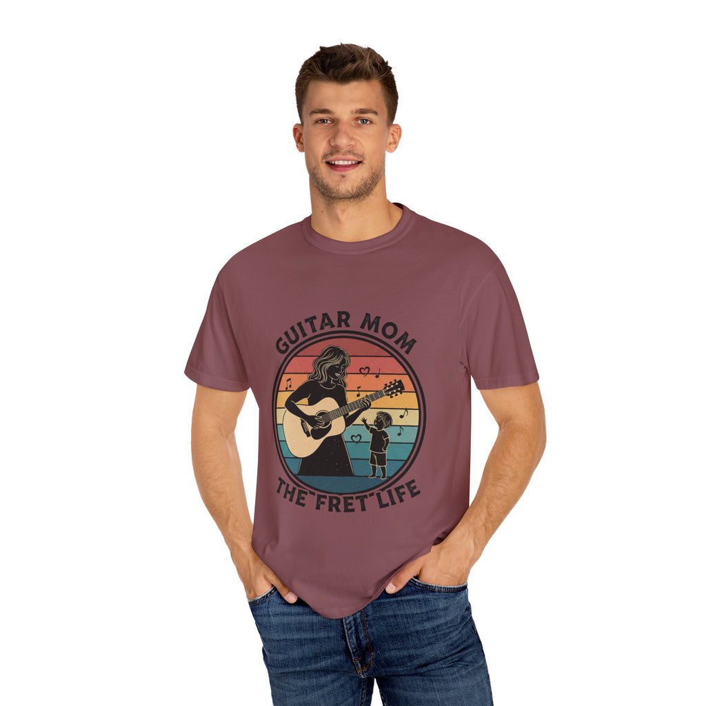 Guitar Mom: The Fret Life Acoustic Silhouette Tee