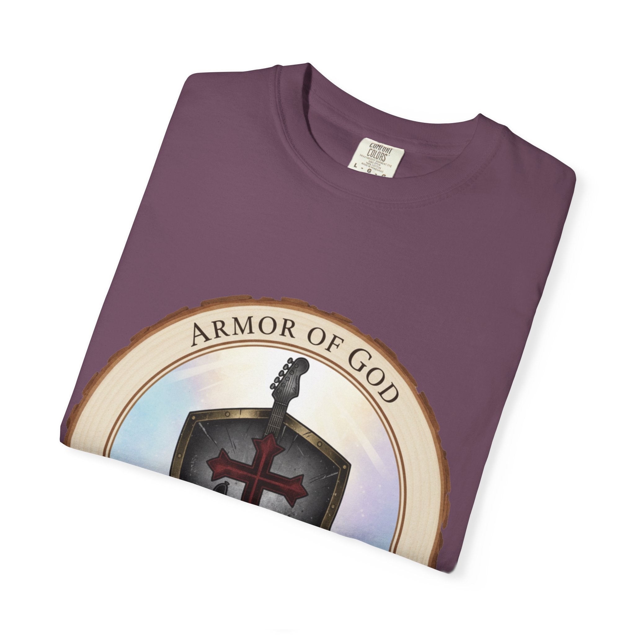 Armor of God T-Shirt | Ephesians 6 Christian Guitarist Tee