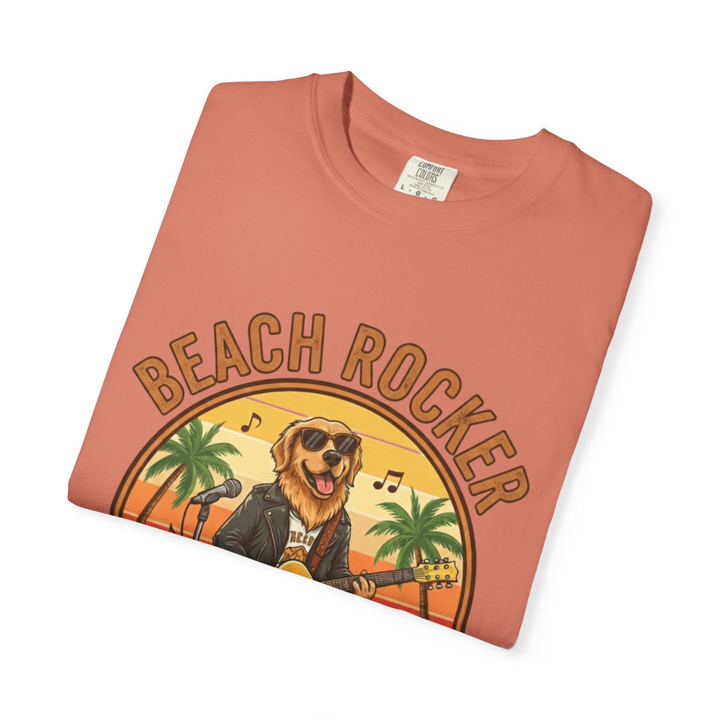 Beach Rocker: Golden's Sunset Shred Fret Life Tee