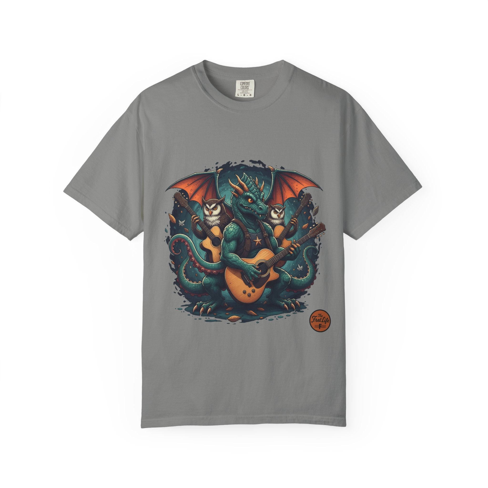 Dragon's Chord: Epic Guitar Tee