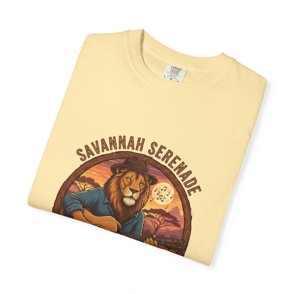 Savannah Serenade: The King of the Jungle's Fret Life Tee