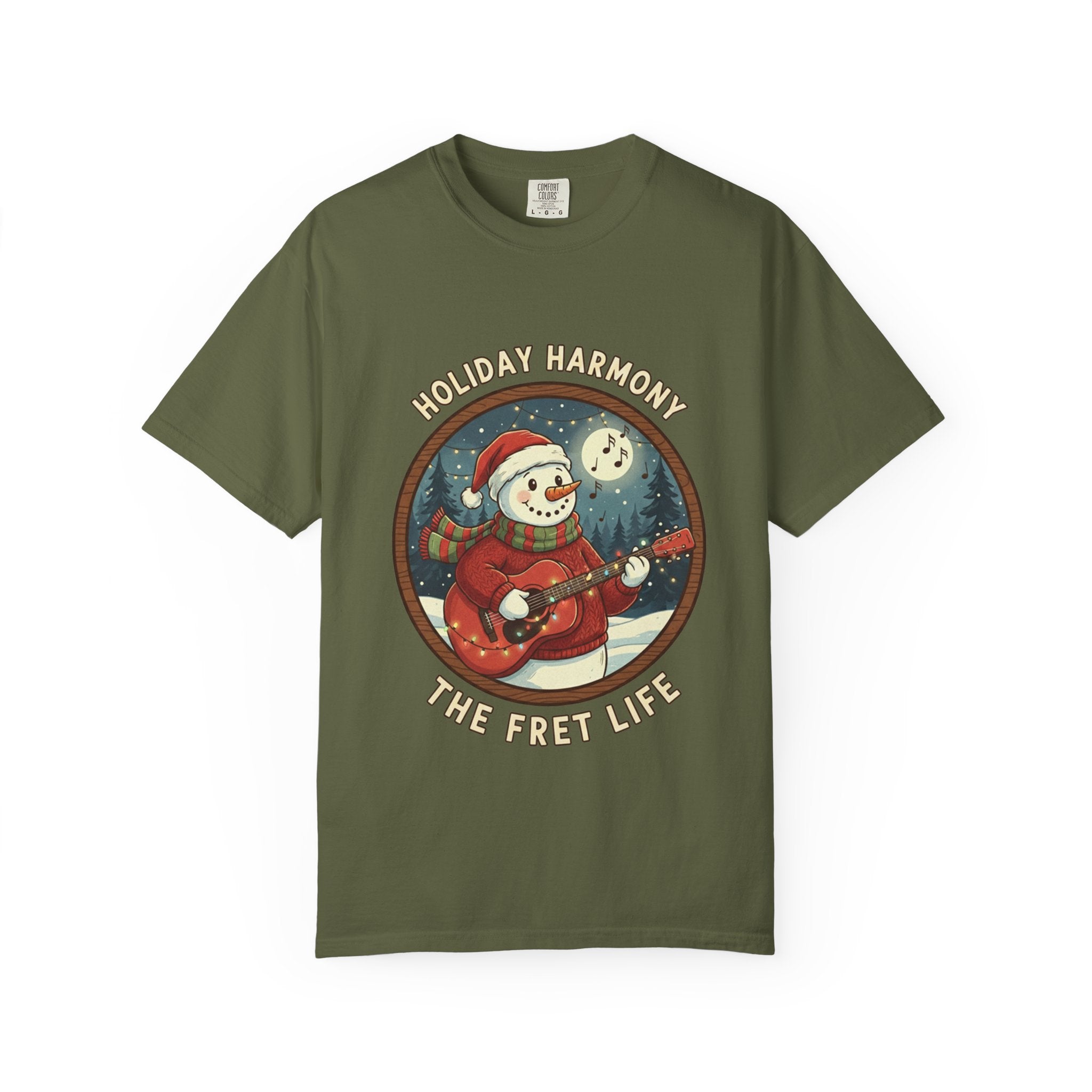 Holiday Harmony: Snowman's Festive Fret Life Tee