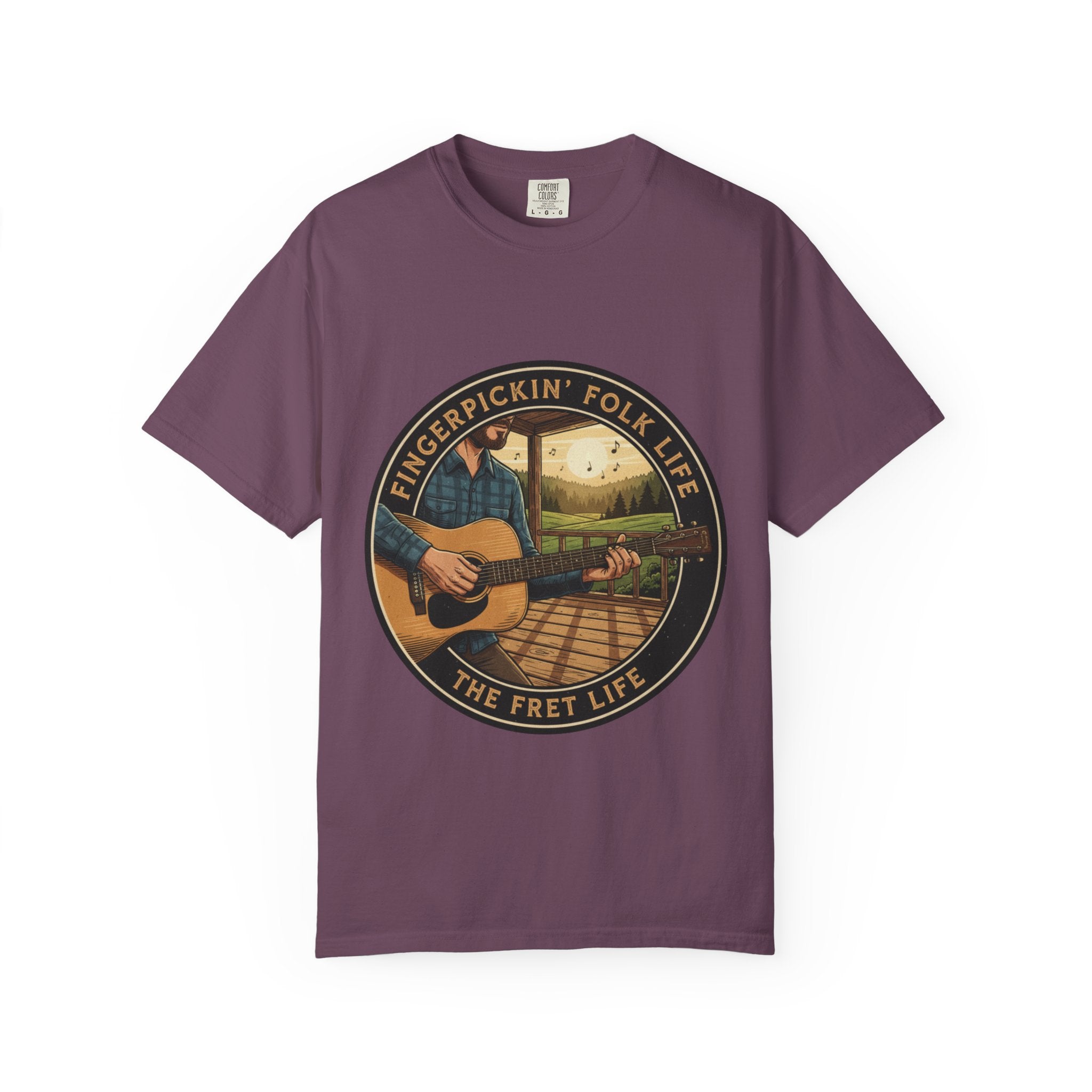 Fingerpickin' Folk Life: Porch & Sunset Acoustic Tee