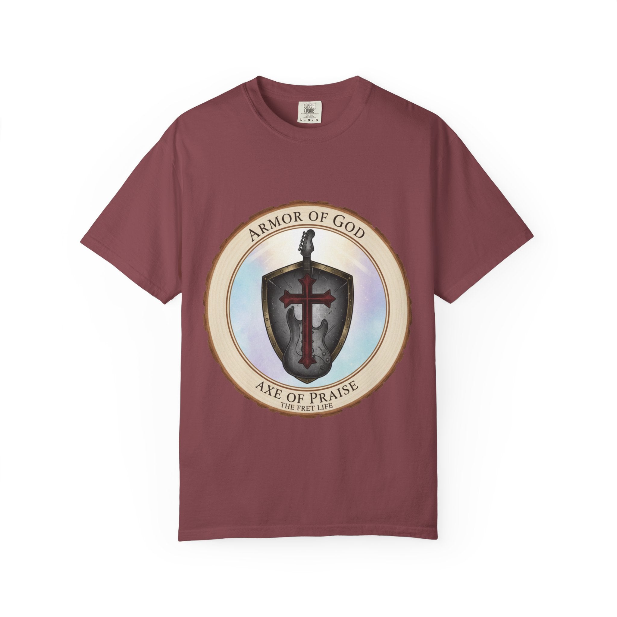 Armor of God T-Shirt | Ephesians 6 Christian Guitarist Tee