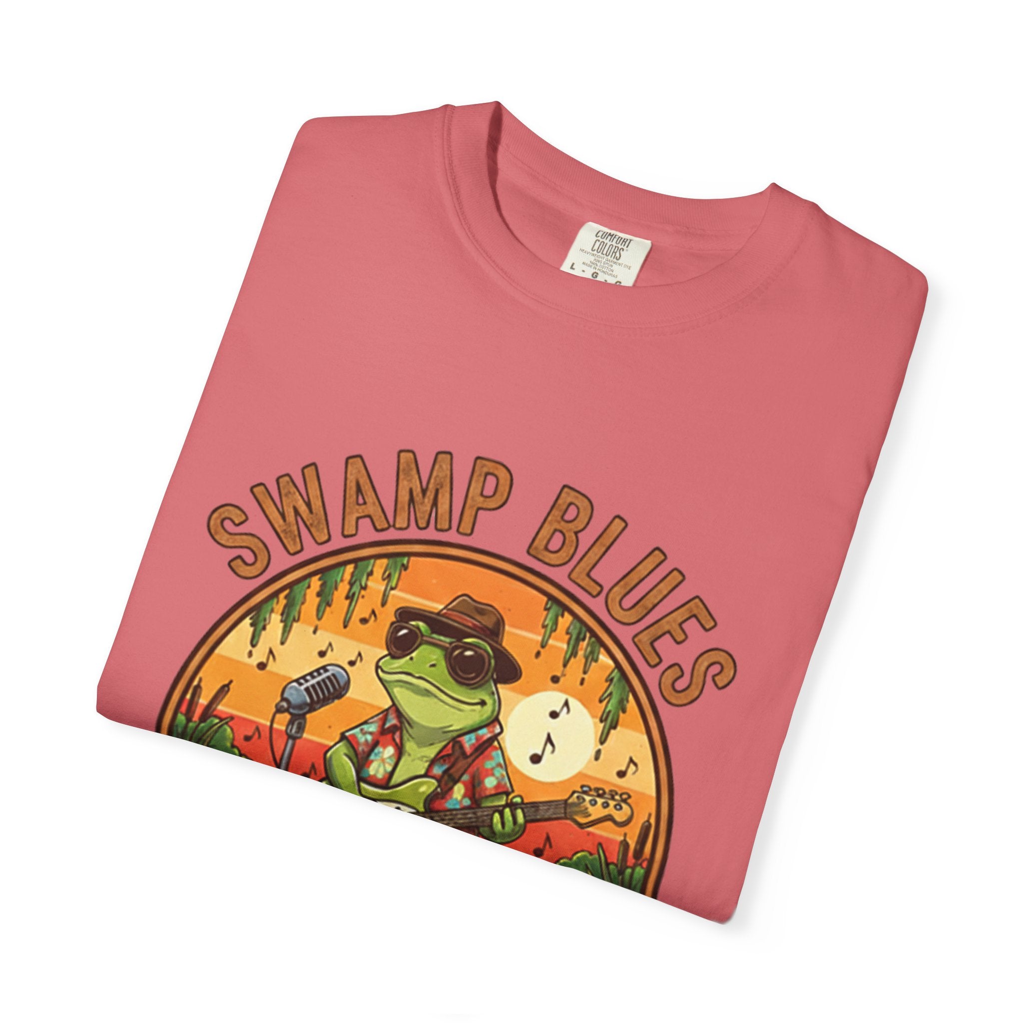 Swamp Blues: Ribbitin' Riffs Fret Life Tee