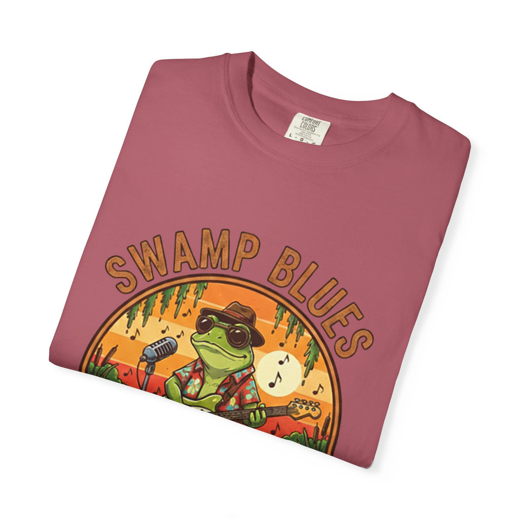 Swamp Blues: Ribbitin' Riffs Fret Life Tee