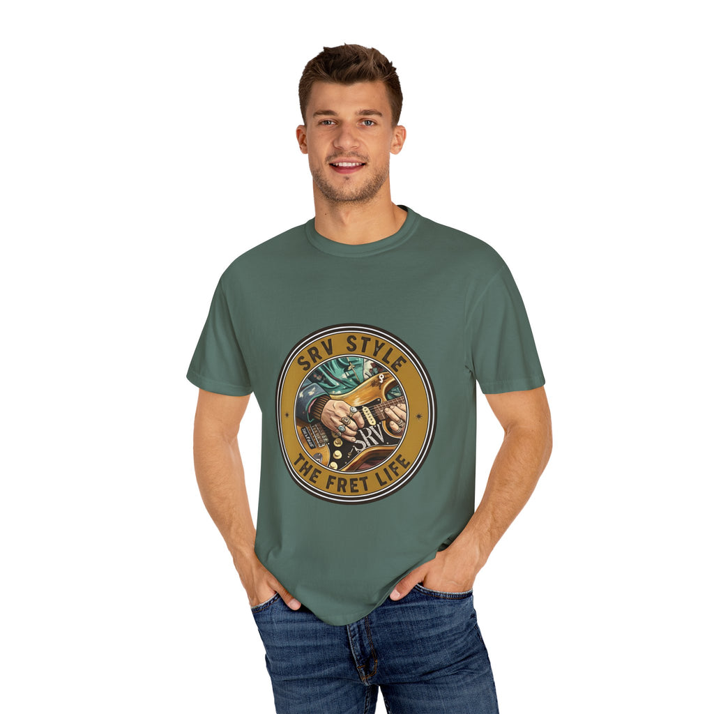 SRV Style T-Shirt |Blues Guitar Fan Tee