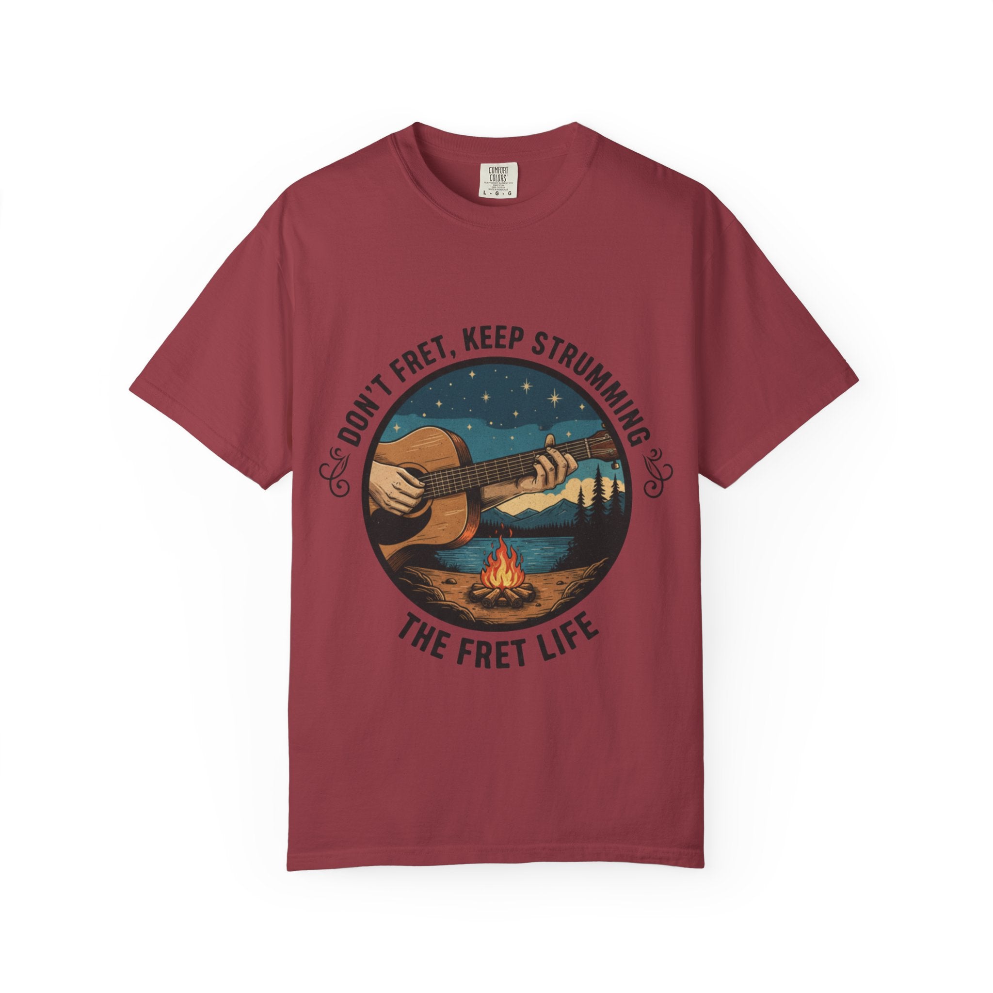 Don't Fret, Keep Strumming: Campfire Tee