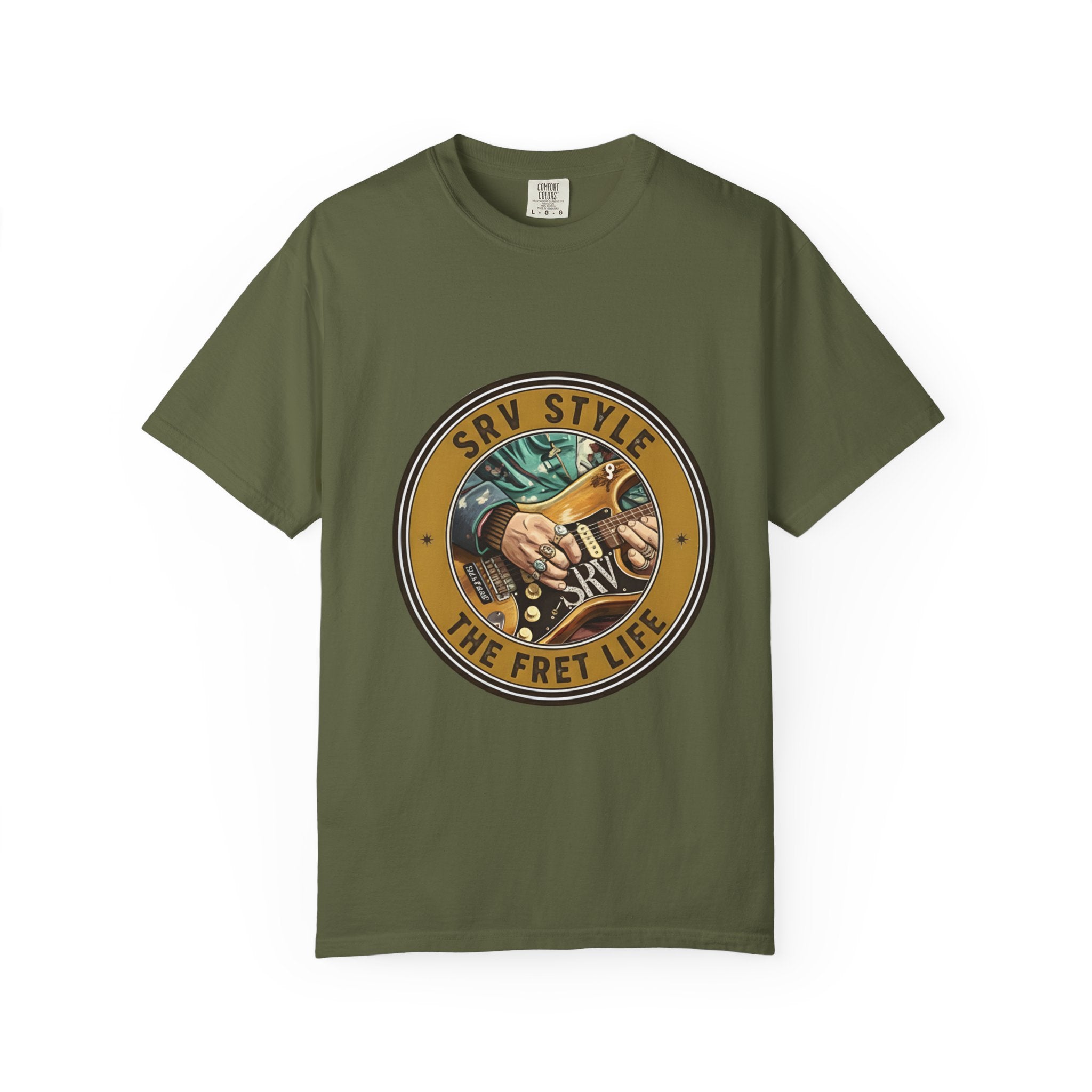 SRV Style T-Shirt |Blues Guitar Fan Tee
