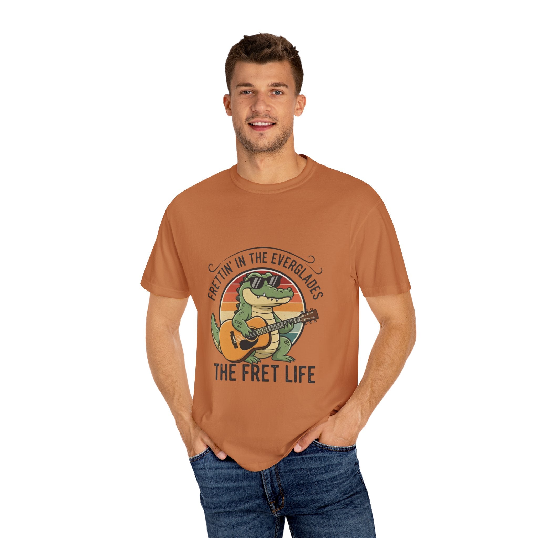 Frettin' in the Everglades: The Gator Guitarist Tee