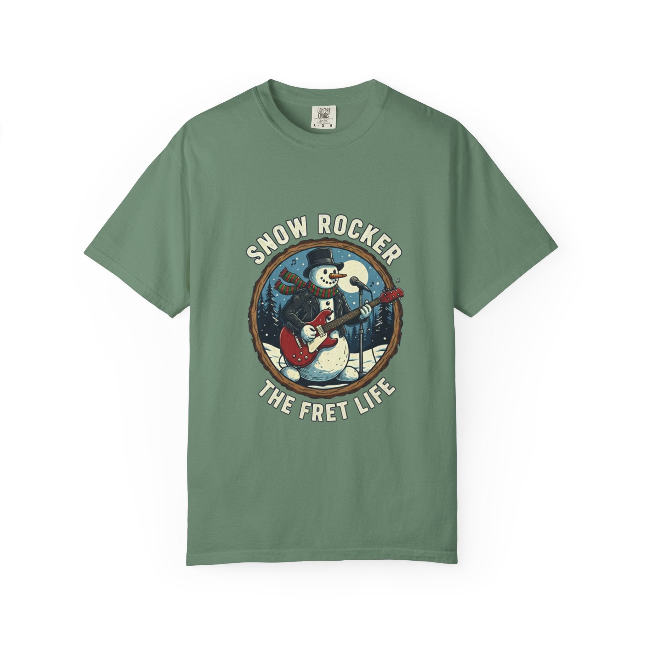 Snow Rocker: Frosty's Fret Life Winter Jam Tee