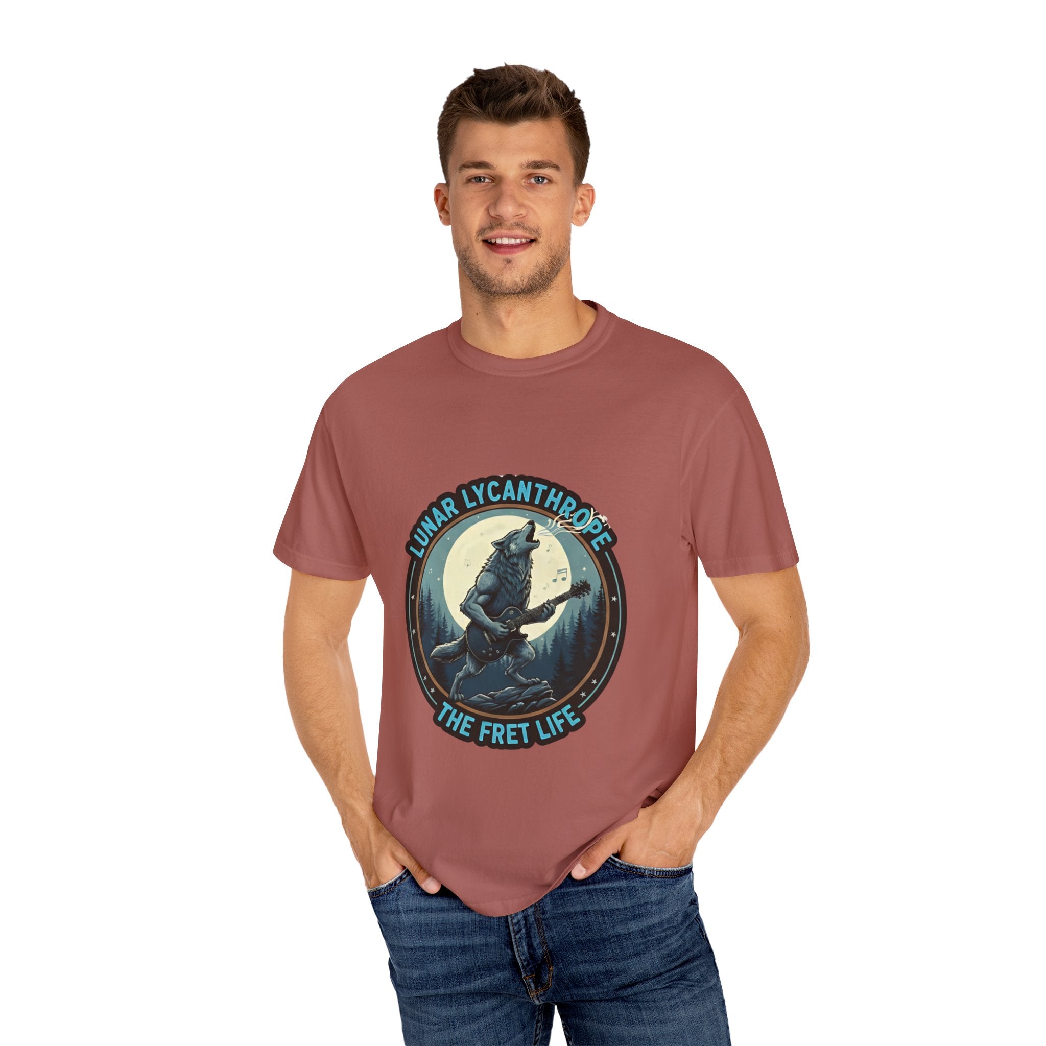 Lunar Lycanthrope: Full Moon Fret Life Tee