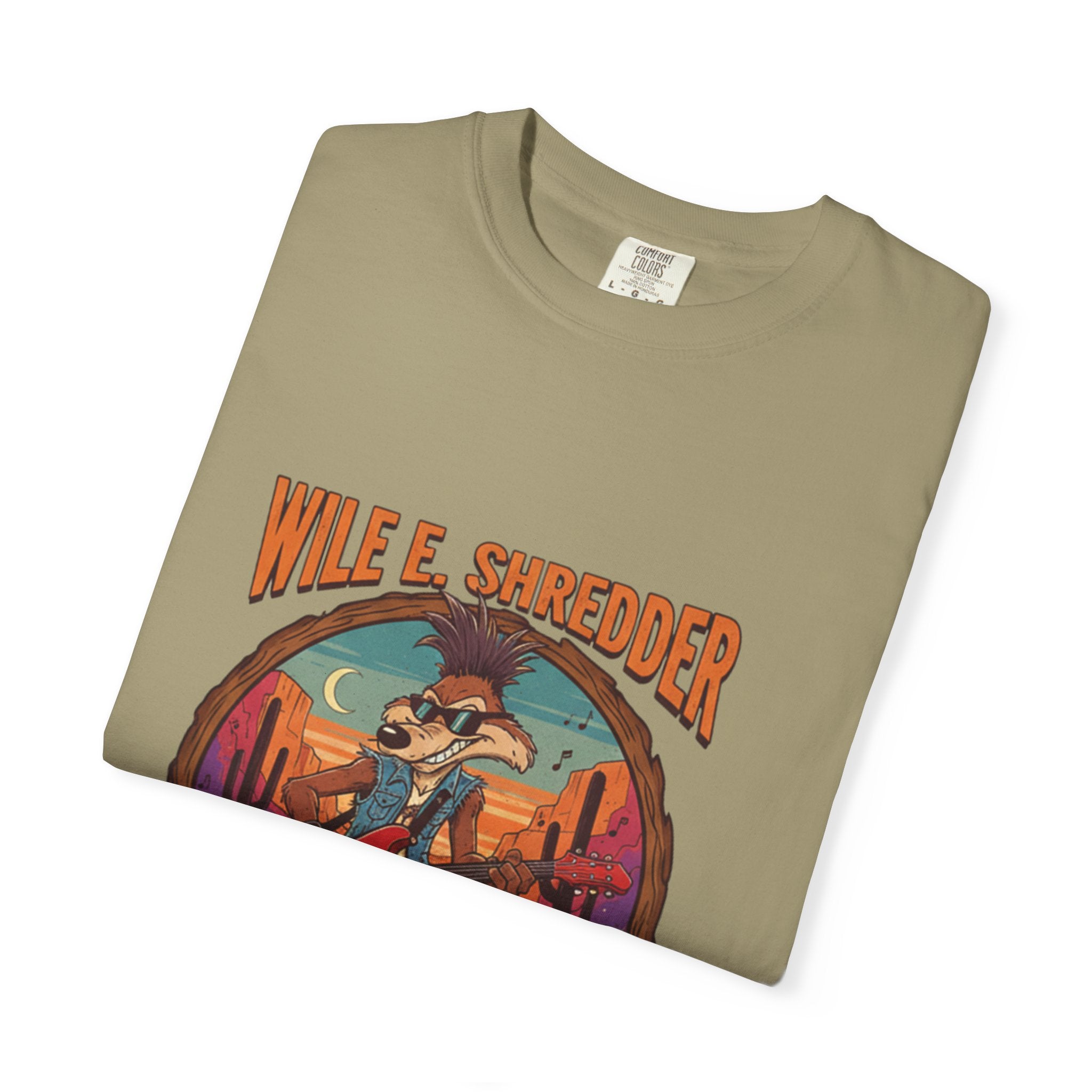 Wile E Shredder Desert Guitar - Graphic T-Shirt