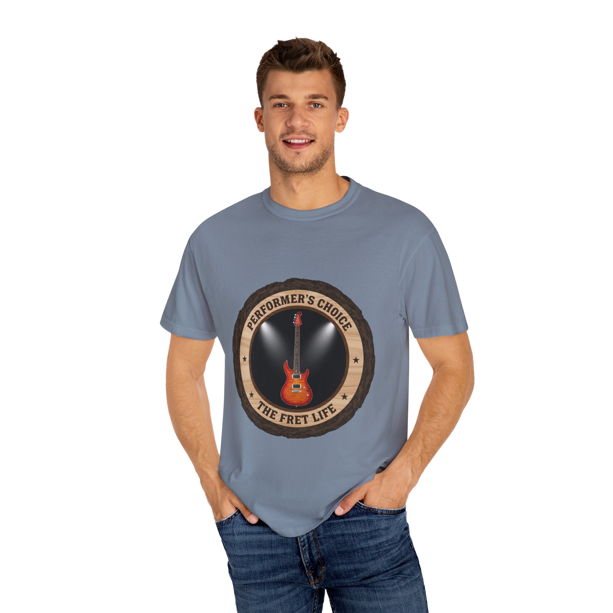 Performer's Choice Tee | Music Man Luke Axis Electric Guitar Shirt
