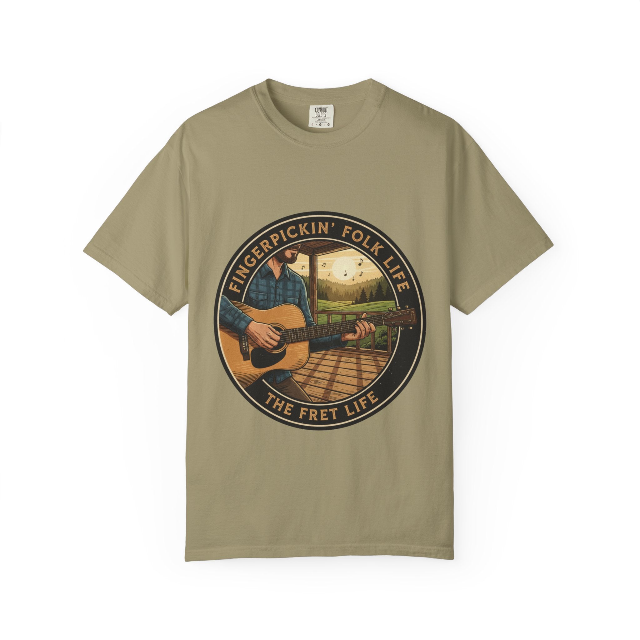 Fingerpickin' Folk Life: Porch & Sunset Acoustic Tee