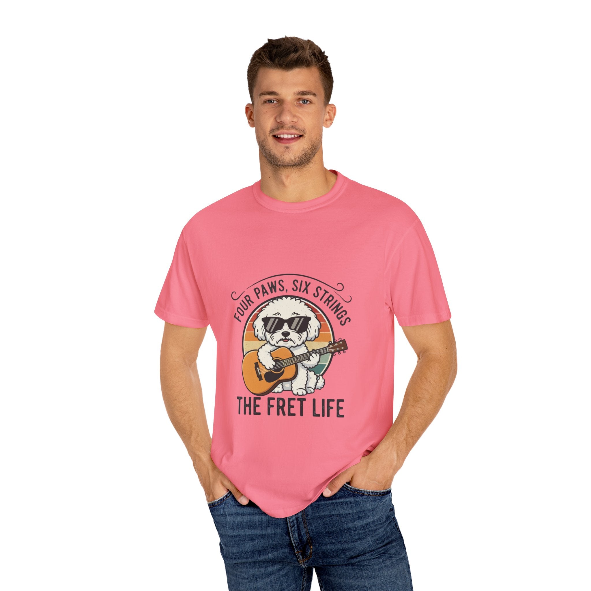 Four Paws, Six Strings: The Dog House Blues Tee