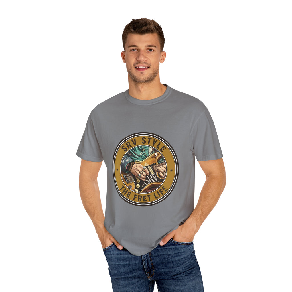 SRV Style T-Shirt |Blues Guitar Fan Tee