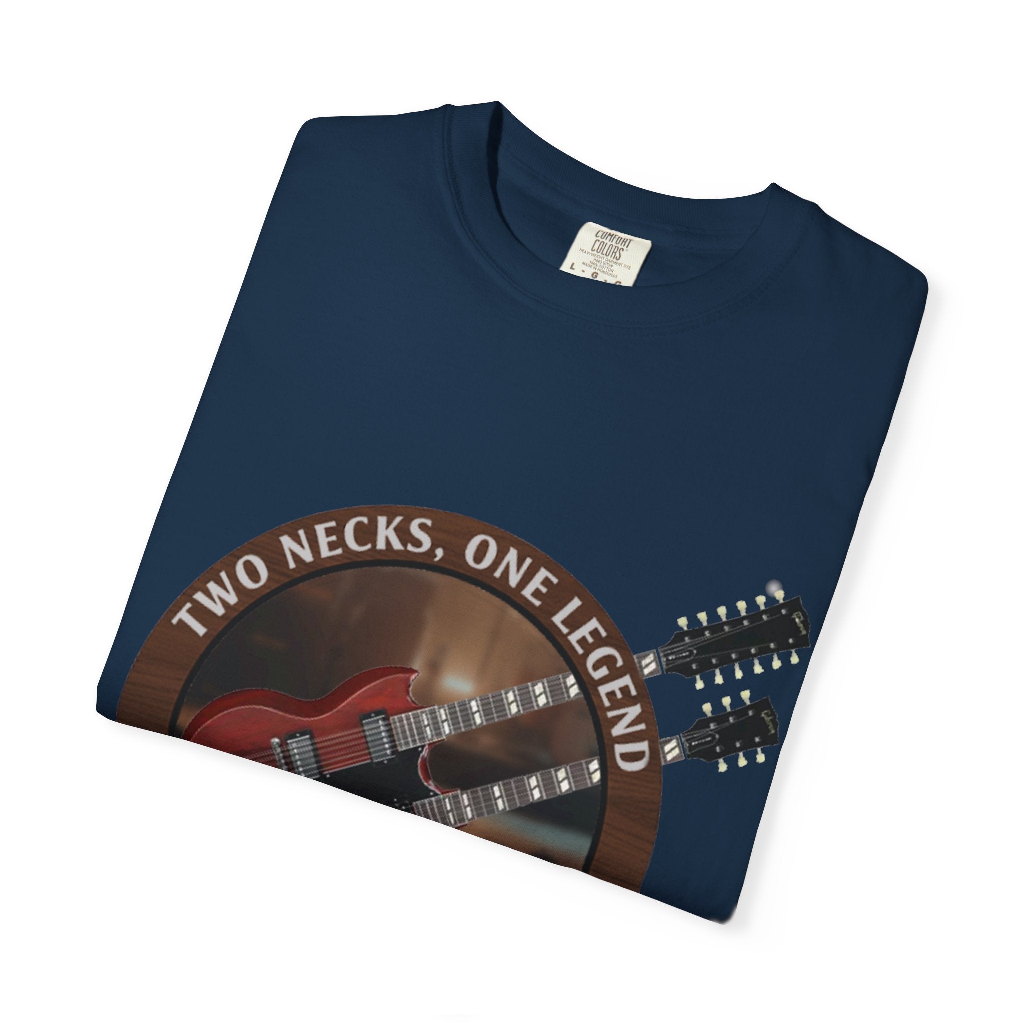 Double Neck T-Shirt | LZ Guitar Legend Tee