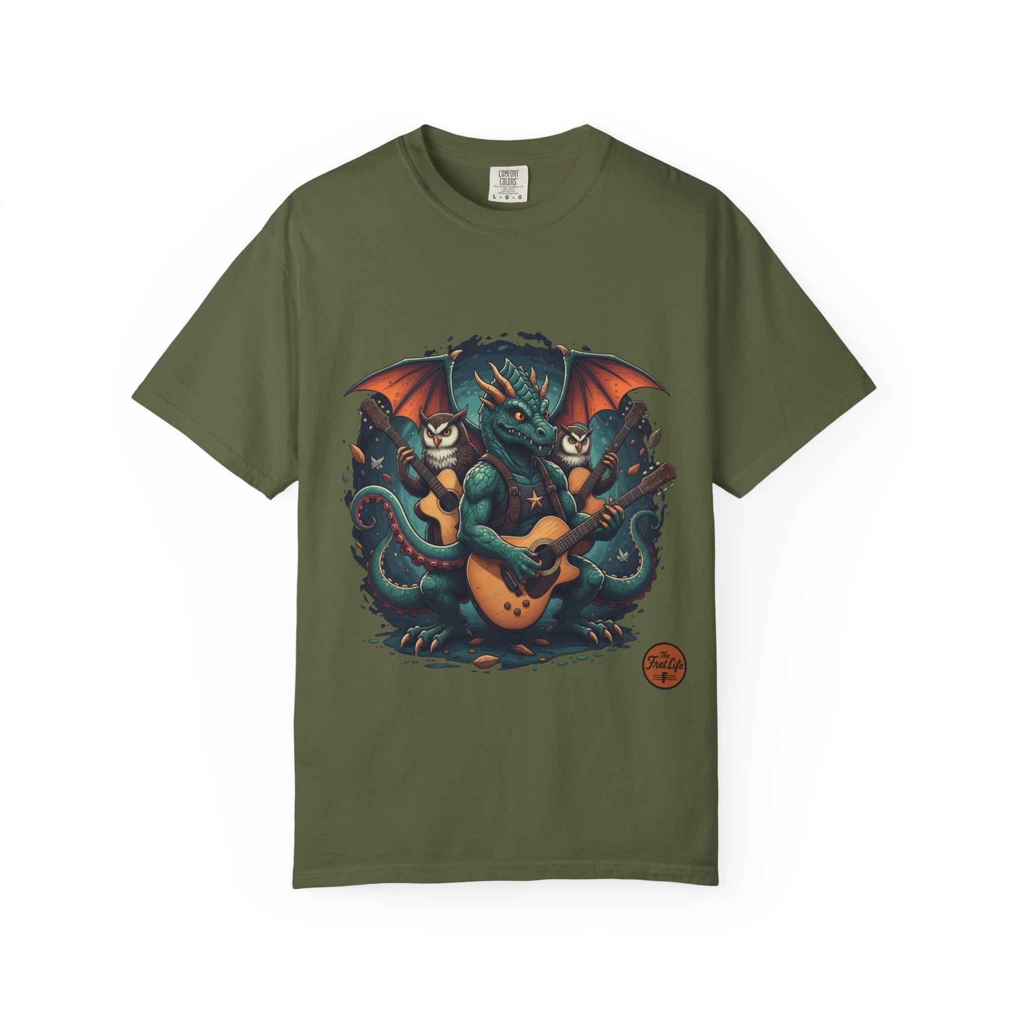 Dragon's Chord: Epic Guitar Tee