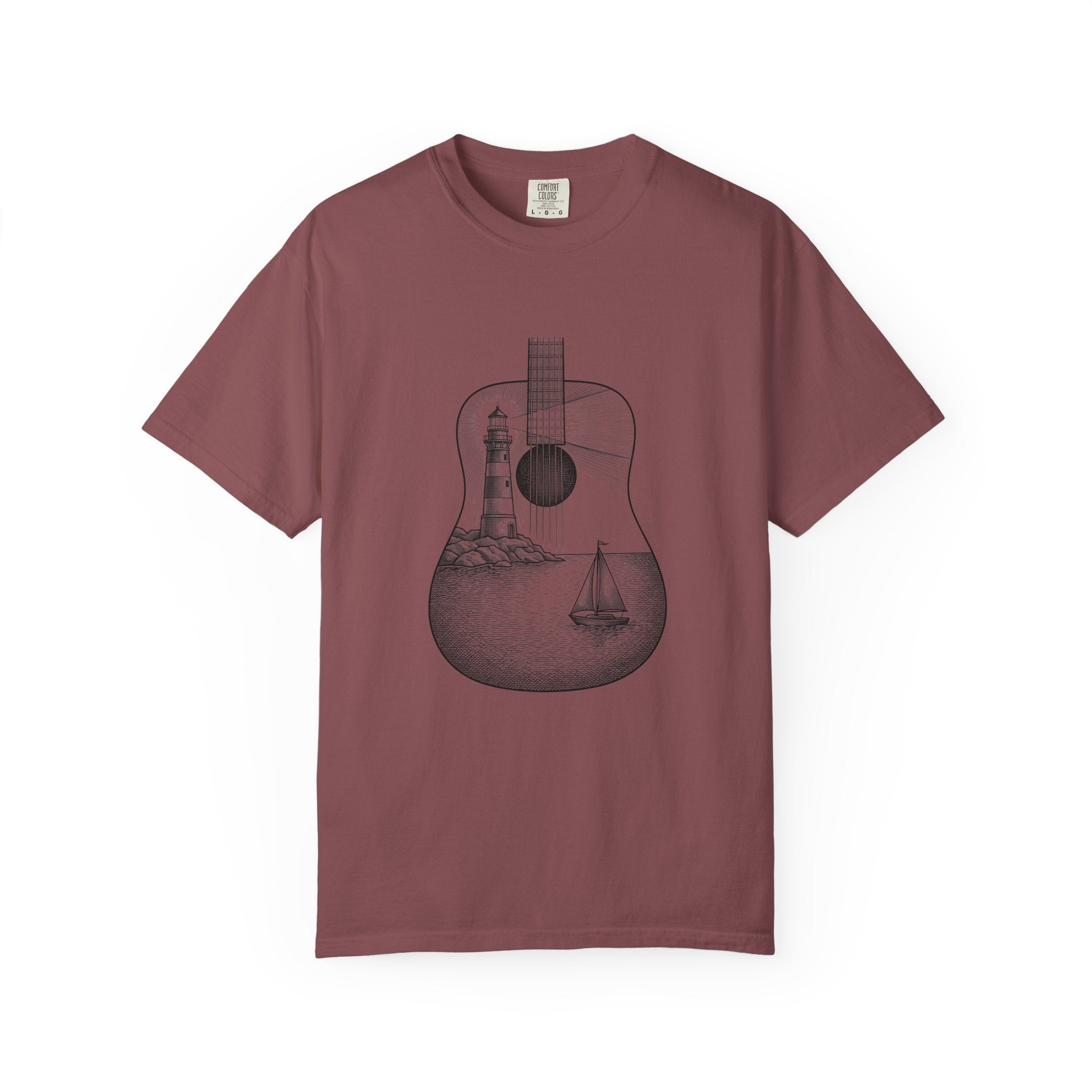 Lighthouse Watch Guitar T-Shirt