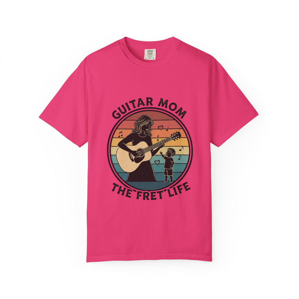 Guitar Mom: The Fret Life Acoustic Silhouette Tee