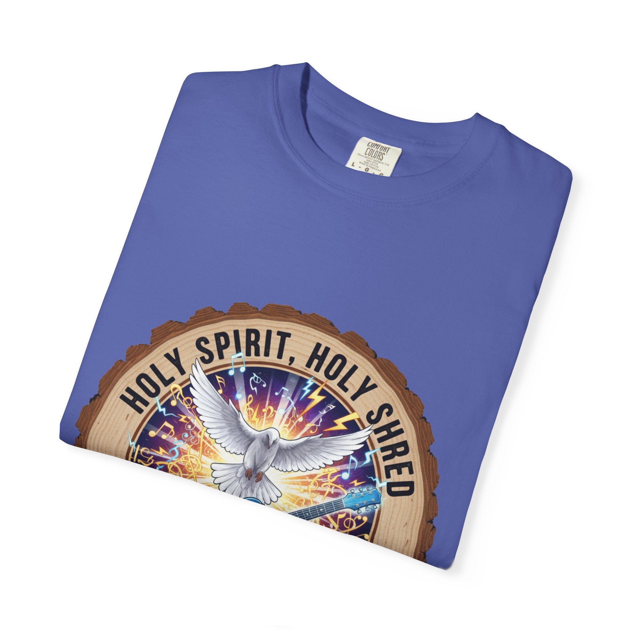 Holy Spirit Holy Shred T-Shirt | Christian Guitar Worship Tee