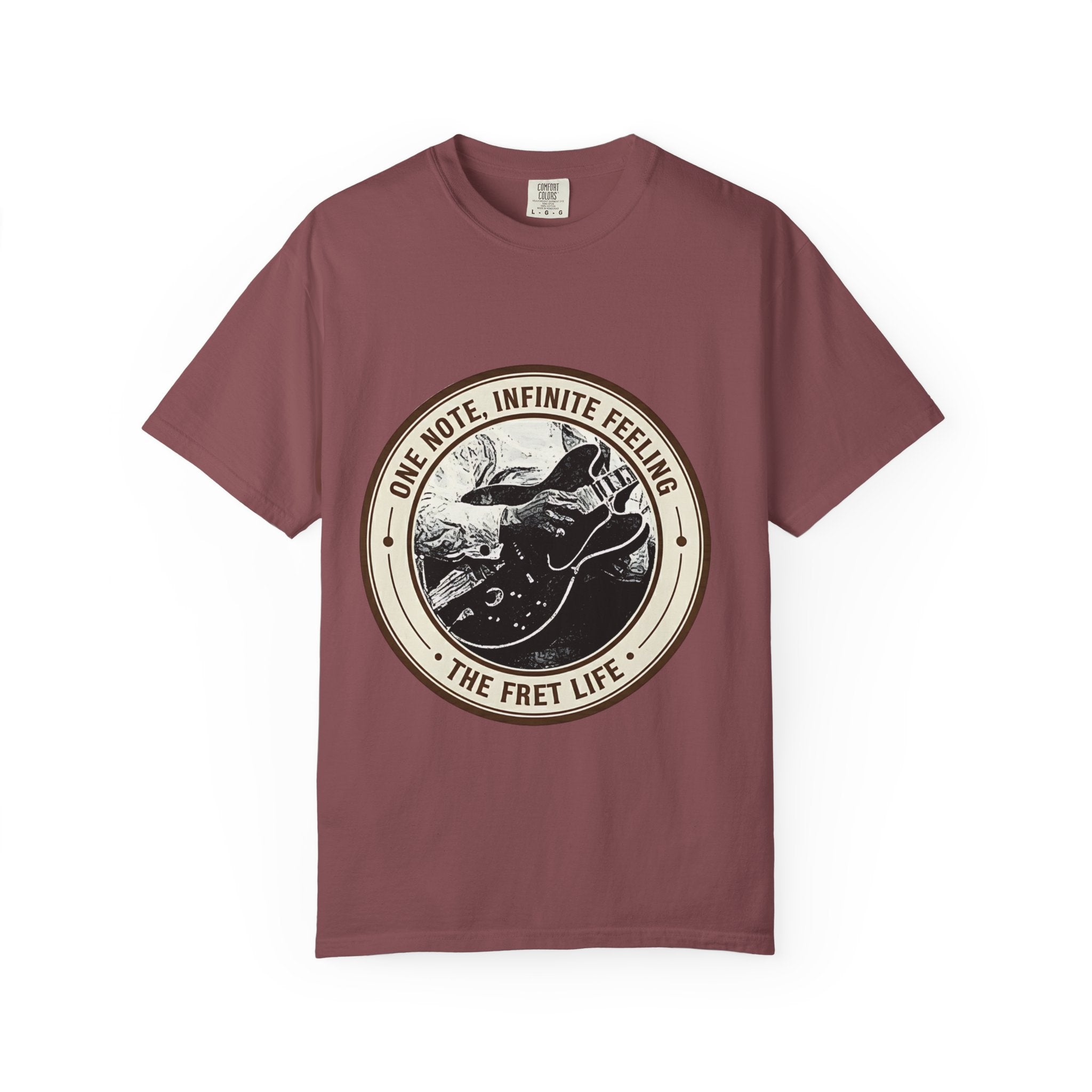Lucille Blues T-Shirt | BBK's ES-355 Guitar Fan Tee