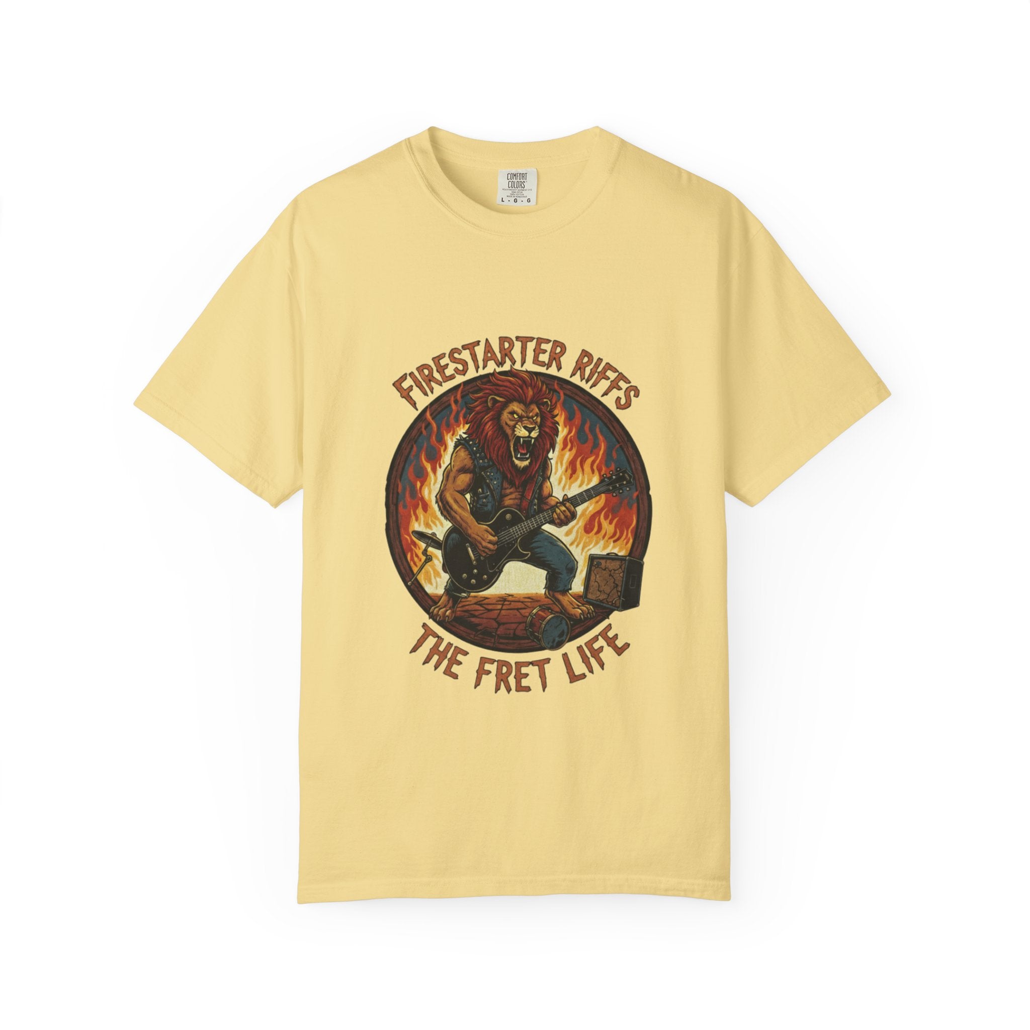 Firestarter Riffs: The Lion Rocker T-Shirt