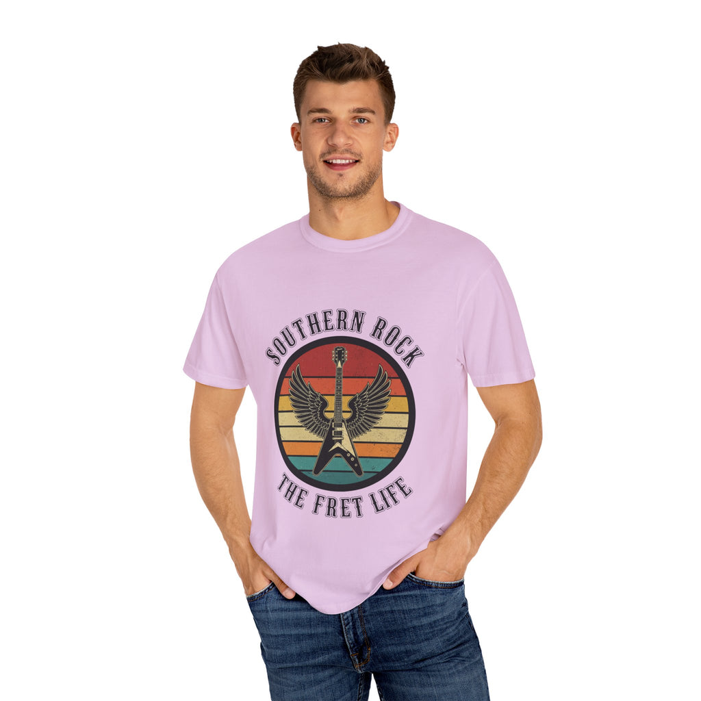 Southern Rock Winged V: Freebird Fret Life Tee