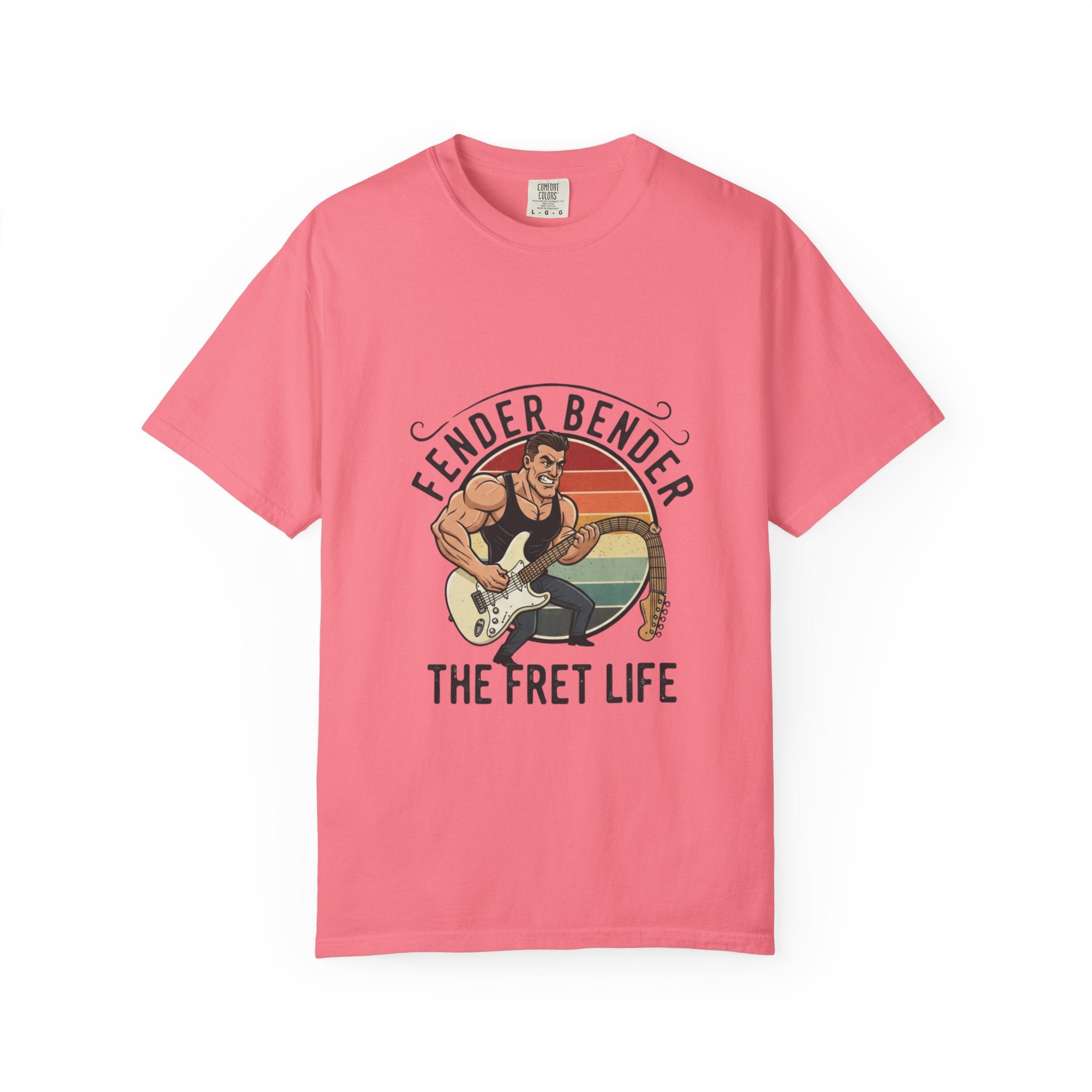 Fender Bender: The Fret Life T-Shirt (Vintage Rocker Edition)