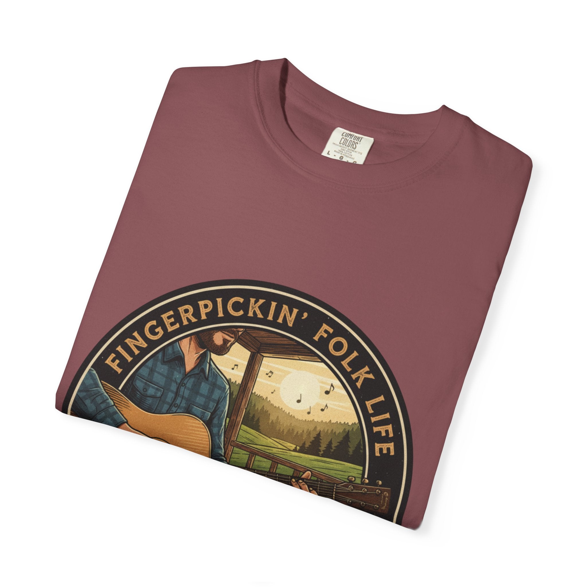 Fingerpickin' Folk Life: Porch & Sunset Acoustic Tee