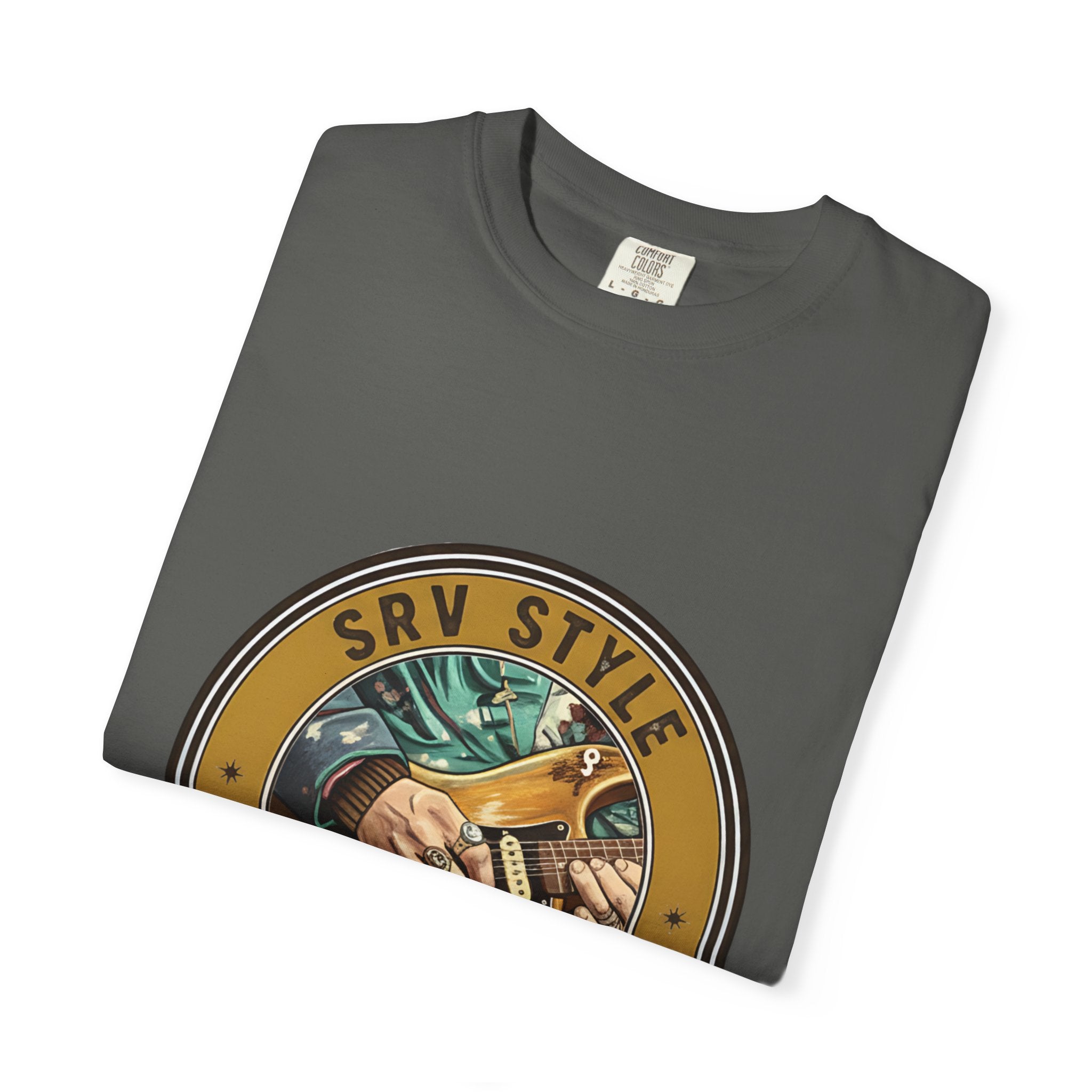 SRV Style T-Shirt |Blues Guitar Fan Tee