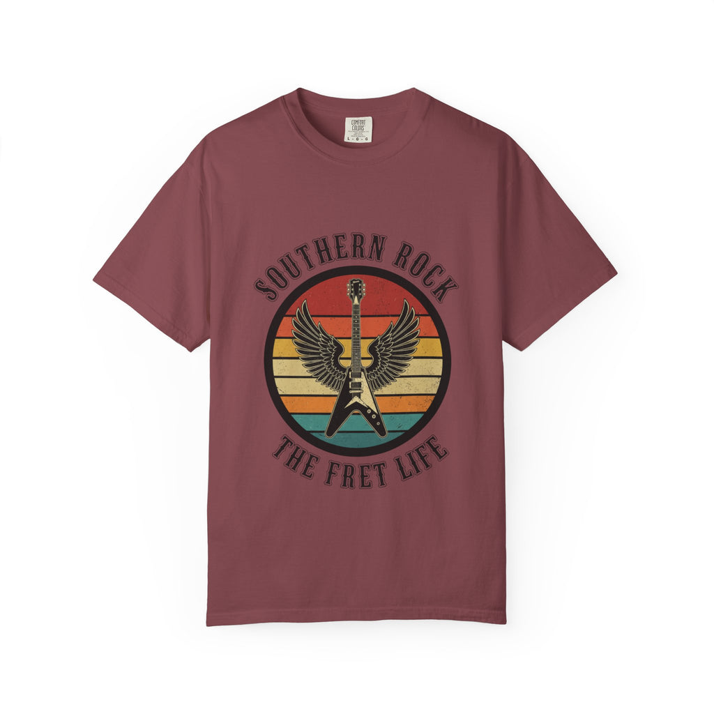 Southern Rock Winged V: Freebird Fret Life Tee