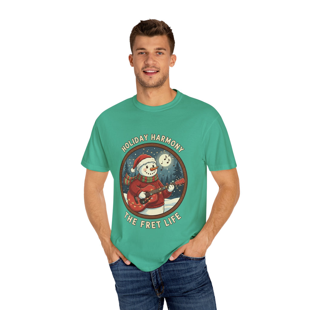 Holiday Harmony: Snowman's Festive Fret Life Tee