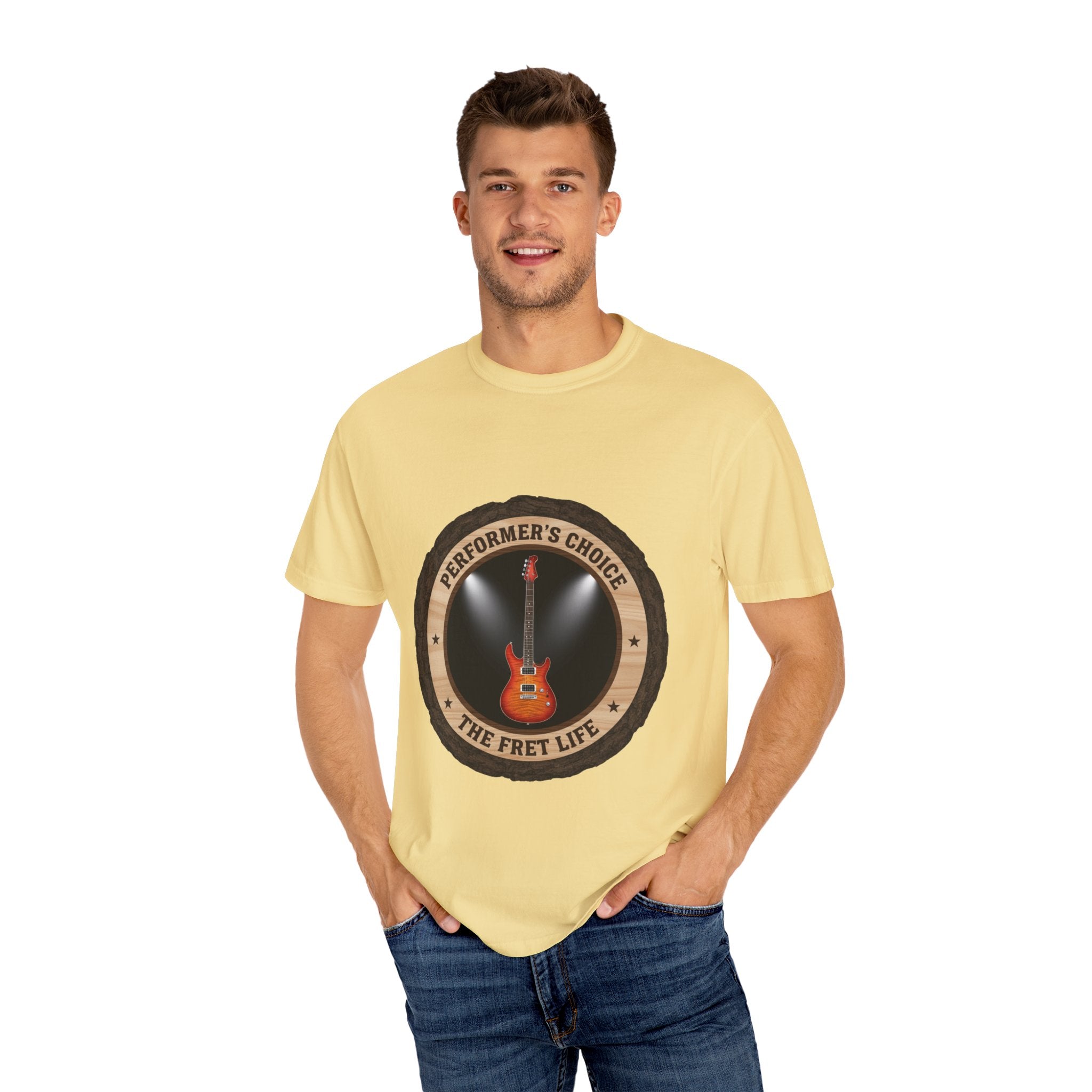 Performer's Choice Tee | Music Man Luke Axis Electric Guitar Shirt